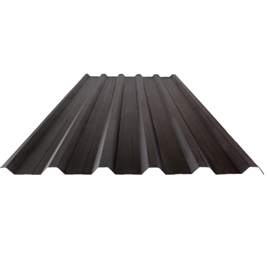 Damwand dakprofiel 35/1035 0,55 mm Wrinkle zwart 9005